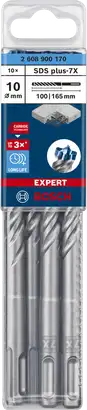 10 Бурів SDS Plus-7X д / арм.бетона 10x100x165мм EXPERT — Photo 1