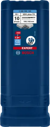 50 Бурів SDS Plus-7X д / арм.бетона 10x100x165мм EXPERT — Photo 1