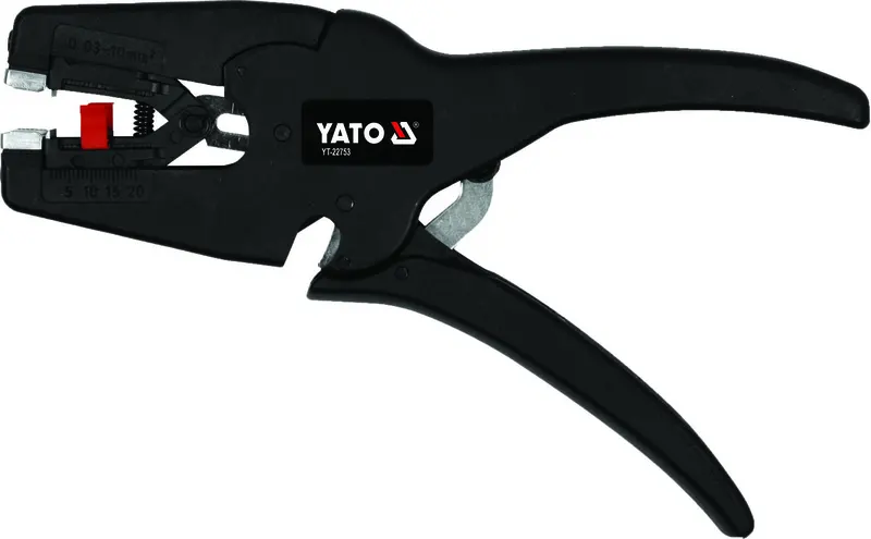Знімач ізоляції автоматичний YATO, L= 195 мм, межа обробки- 0,03- 10 мм² [10/40]