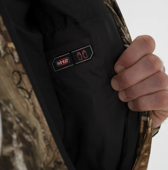 Куртка з підігрівом MILWAUKEE, M12 HJCAMO6-201(L), камуфляжна (розмір L) (+зар.пр., 1 акум.Х 2Аг) — Photo 4
