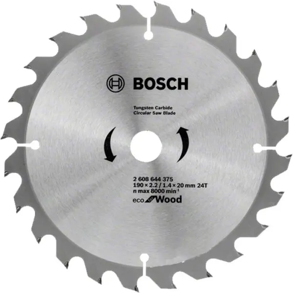 Пильний диск ECO WO 190x20 / 16-24T