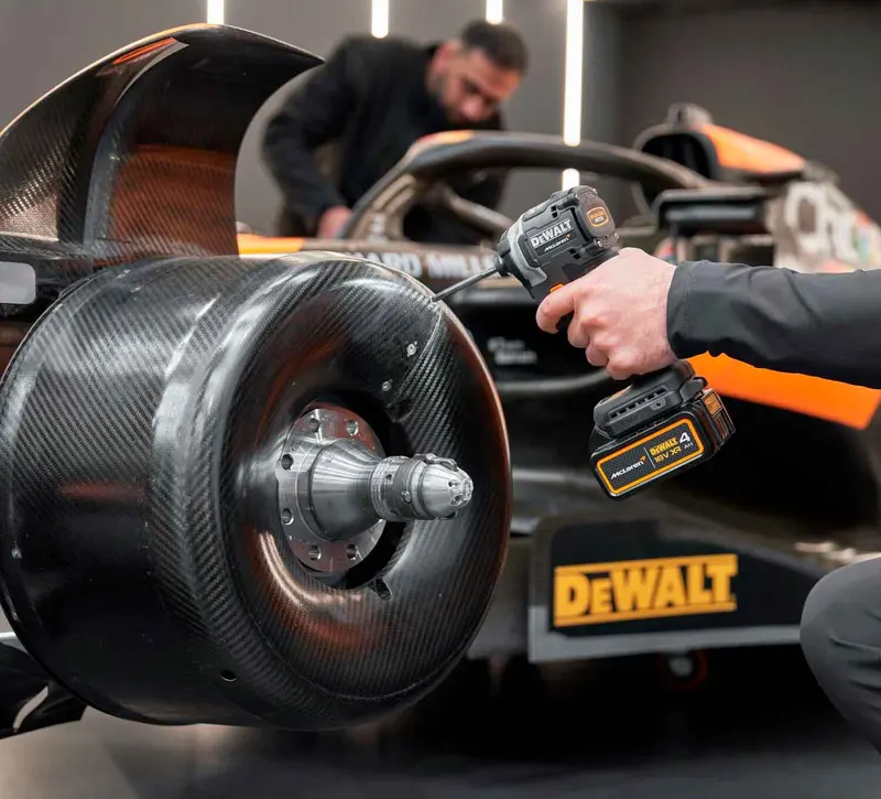 Шурупокрут ударний McLaren F1 TEAM LIMITED EDITION DeWALT DCF85MM2T — Photo 11