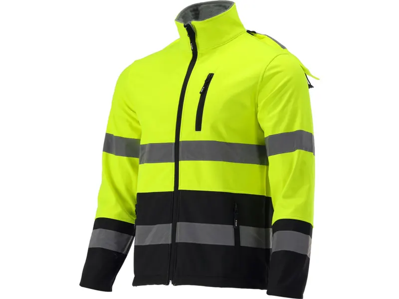 Куртка SOFTSHELL світловідбивна YATO розмір S; 3 кишені ріст- 168-172 см 100%- поліест [15]