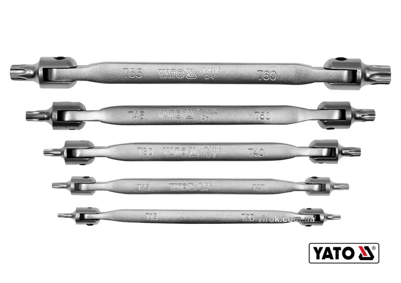 Набір ключів TORX 2-сторонніх на шарнірах YATO YT-05320