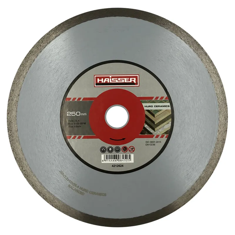 Диск алмазний HURD CERAMICS 250x2,2x10x25,4 (HAISSER) 4212624