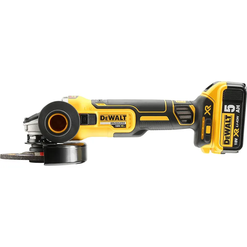 Шліфмашина кутова - болгарка акумуляторна безщіткова DeWALT DCG405N — Photo 3