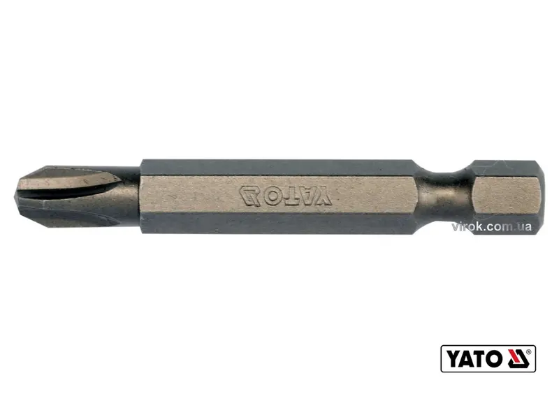 Насадка викруткова YATO : "Philips" PH3 x 50 мм. HEX 1/4". 10 (Уп/Шт.) [20/100] — Photo 1