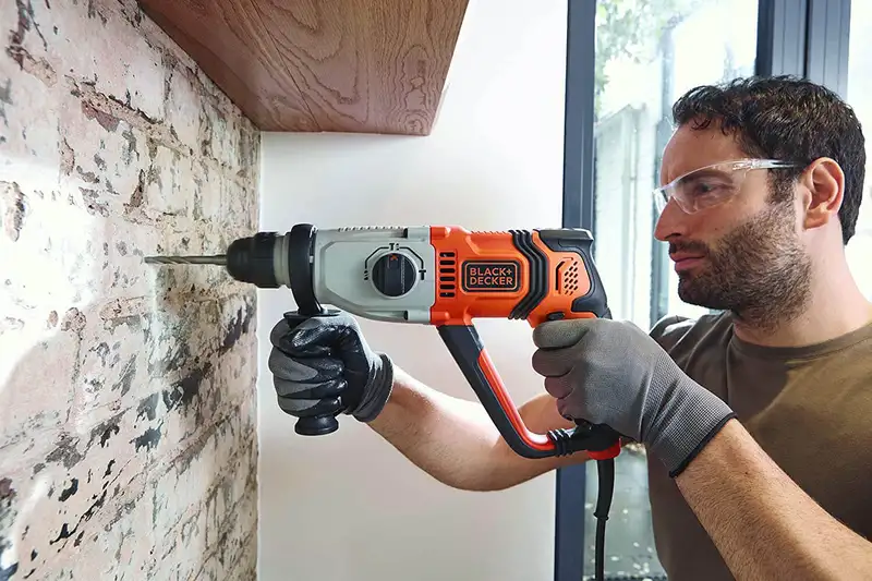Перфоратор мережевий SDS-Plus BLACK+DECKER BEHS02K — Photo 7