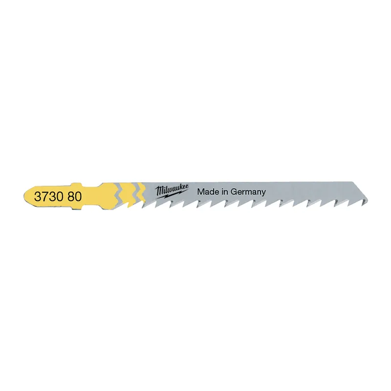 Полотна для лобзика T101DP MILWAUKEE, 75мм/ крок зуба 4мм, (5шт), (деревина, прямий різ) — Photo 2