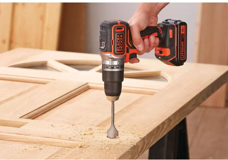 Дриль-шурупокрут ударний безщітковий акумуляторний BLACK+DECKER BL188N — Photo 3