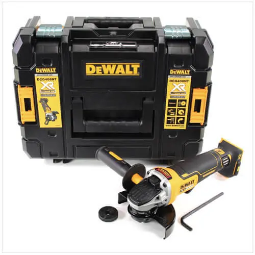 Шліфмашина кутова - болгарка акумуляторна безщіткова DeWALT DCG406NT — Photo 1