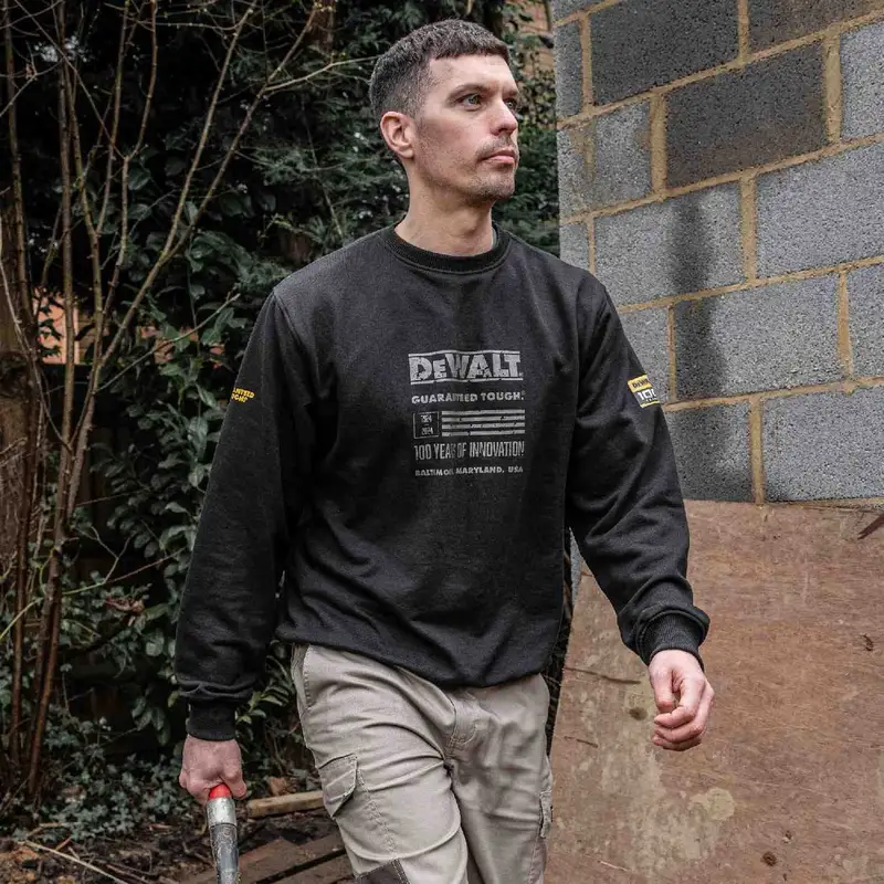 Світшот 100 YEAR LOGO SWEATSHIRT DeWALT DWC237-001-XXL — Photo 4