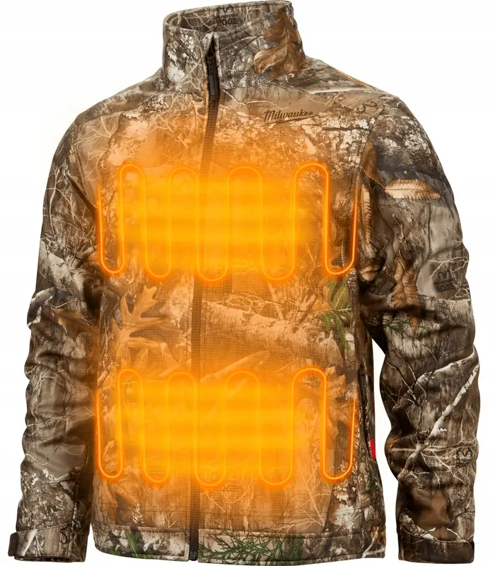 Куртка з підігрівом MILWAUKEE, M12 HJCAMO6-201(L), камуфляжна (розмір L) (+зар.пр., 1 акум.Х 2Аг) — Photo 2