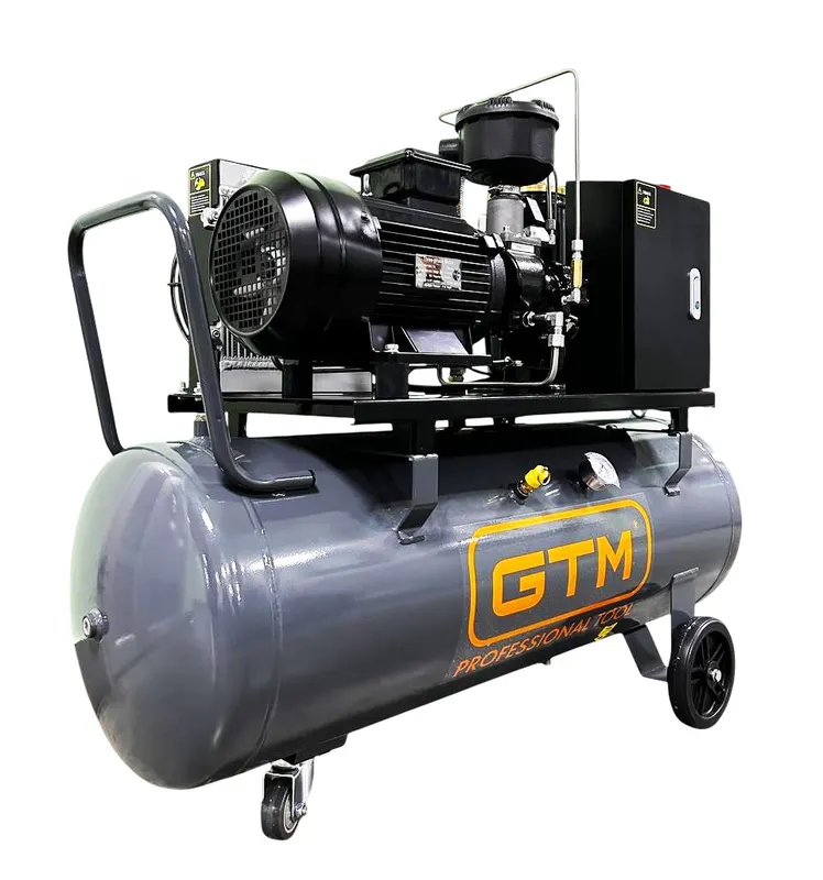 Гвинтовий повітряний компресор 150 л GTM DLG4V 380 масляний (DLG4V 380)