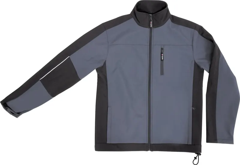 Куртка робоча SOFTSHELL YATO розмір S, чорно-темно-сіра, 3 кишені, 96% поліестер і 4% спандекс(DW) — Photo 6