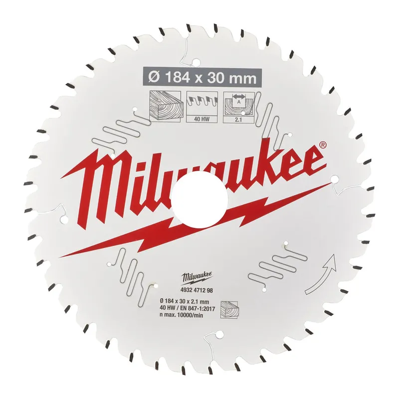 Диск пиляльний PFTE THIN KERF MILWAUKEE, O184х30х2,1мм, 48 зуб. — Photo 1