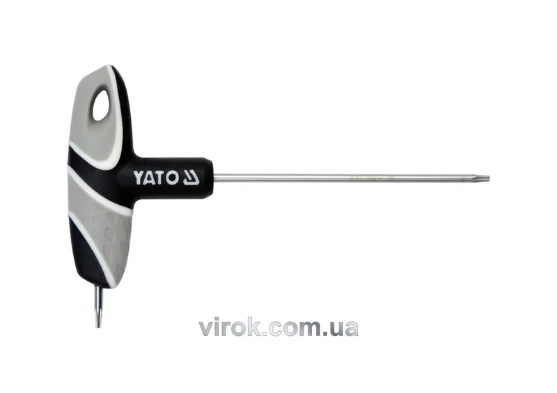 Ключ "TORX" YATO : "T"- образний, Т8, двосторонній, L= 100 мм [12/240]