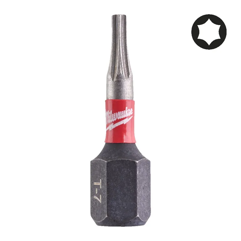 Біта SHOCKWAVE MILWAUKEE, TX7, 25мм, (2шт)