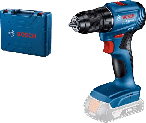 Акумуляторний безщітковий дриль-шурупокрут Bosch GSR 185-LI + Кейс