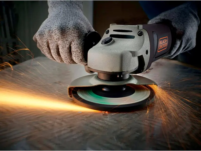 Шліфмашина кутова - болгарка мережева BLACK+DECKER KG1202 — Photo 6