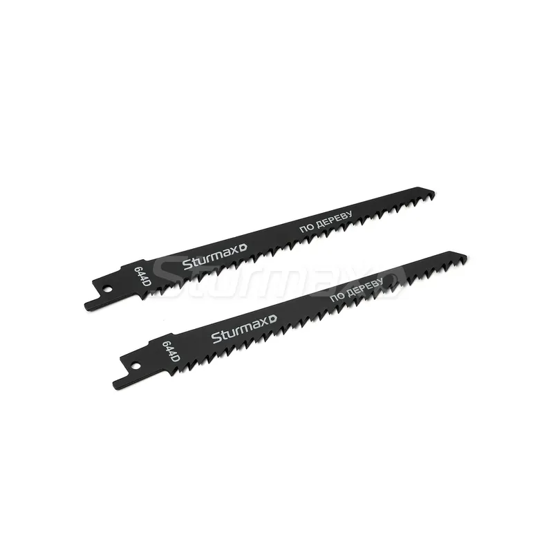Полотно для шабельной пилки по дереву 2 шт 152 мм Sturmax 9019M-04-S644D 