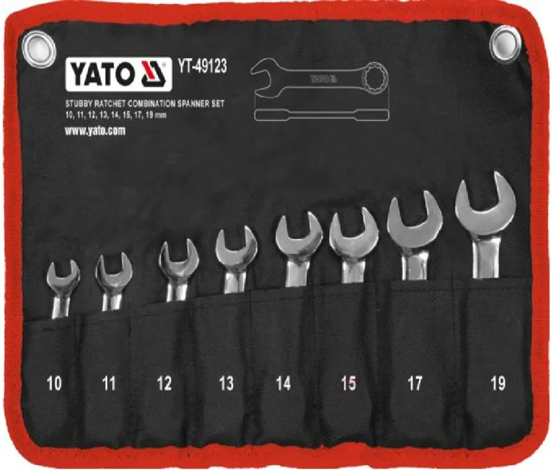 Ключі комбіновані короткі YATO з "тріскачкою" YT-49123