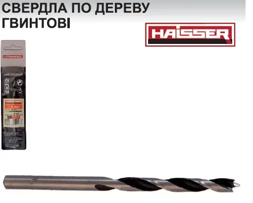 Свердло по дереву гвинтове - 05x51x85мм (HAISSER)