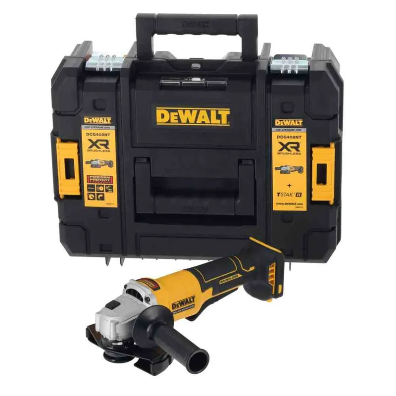 Шліфмашина кутова - болгарка акумуляторна безщіткова DeWALT DCG408NT — Photo 7