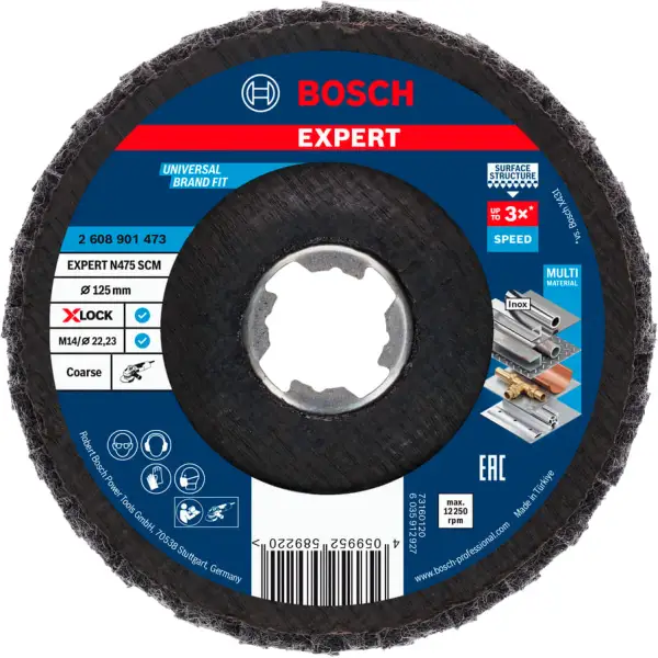 Пелюсткові круги EXPERT N475 coarse, X-LOCK