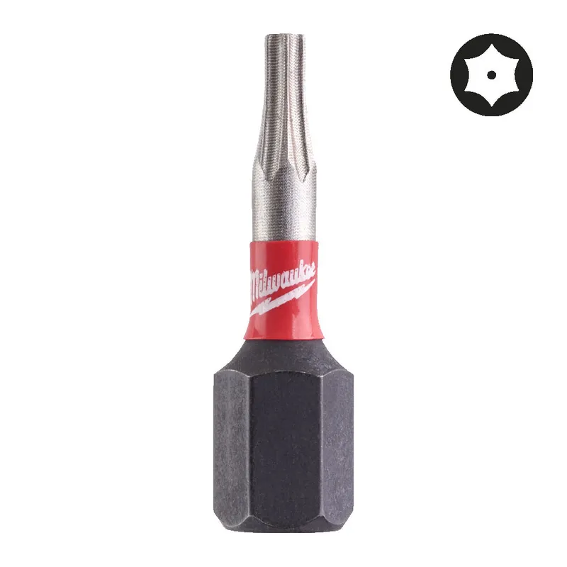 Біта SHOCKWAVE MILWAUKEE, TX BO8, 25мм, (2шт)