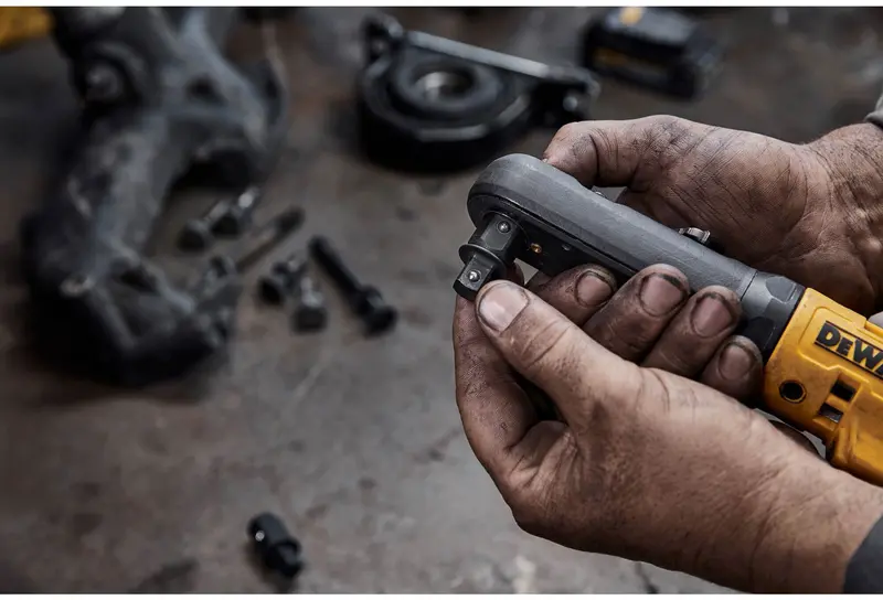 Гайкокрут кутовий - ключ-храповик акумуляторний безщітковий DeWALT DCF510E2G — Photo 9