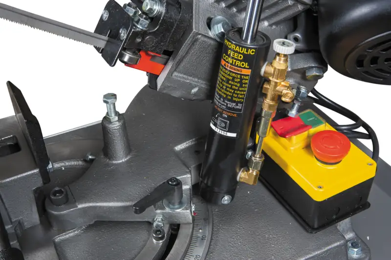 Стрічкопильний верстат по металу JET MBS-56CS : 230В 350Вт, полотно- 1640х13х0,65 мм, обр.- 75-125мм — Photo 1