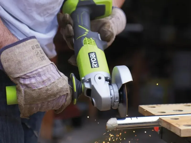 Шліфмашина кутова акумуляторна RYOBI M18 R18AG-140S — Photo 1