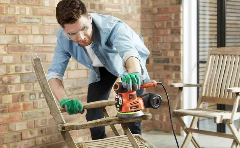 Шліфмашина ексцентрикова мережева BLACK+DECKER KA280K — Photo 8