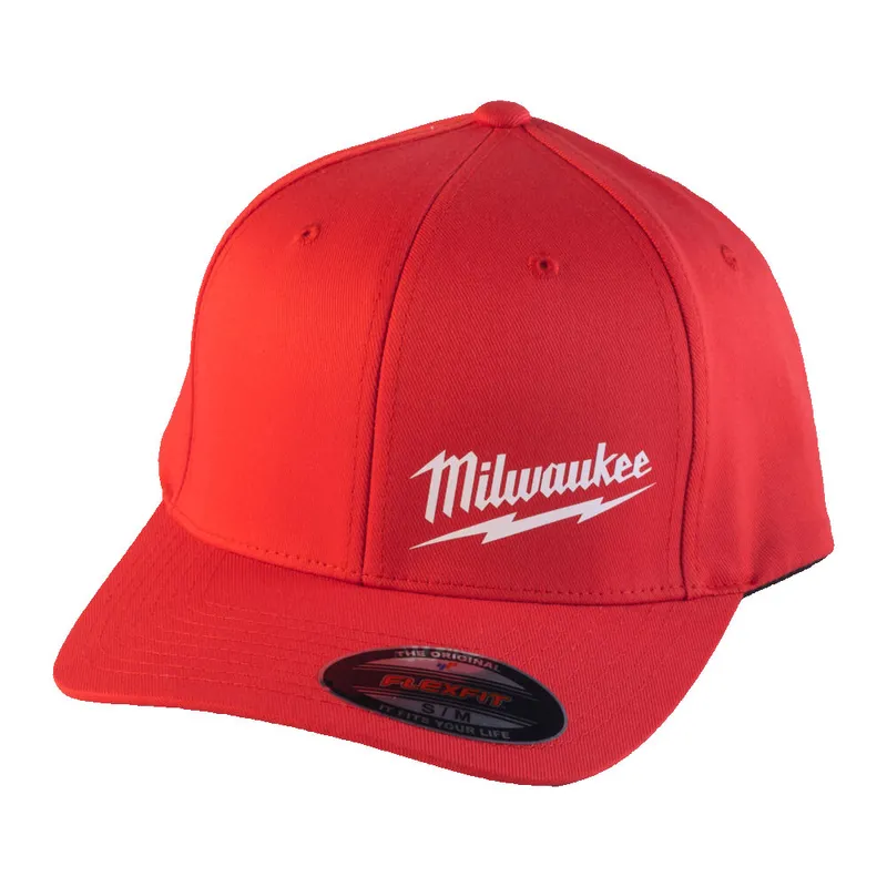 Бейсболка BCS RD SM MILWAUKEE, червона, розмір S/M