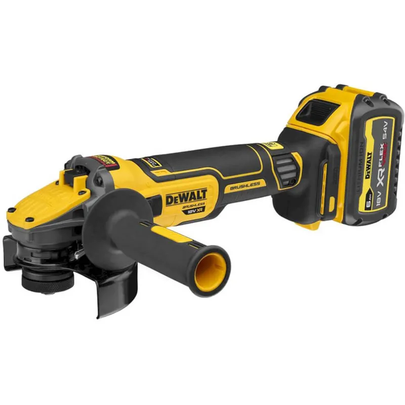 Шліфмашина кутова - болгарка акумуляторна безщіткова DeWALT DCG409VST1 — Photo 2