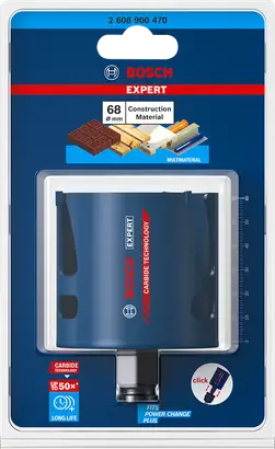 Коронка Expert ConstructionMaterial 68mm — Photo 1