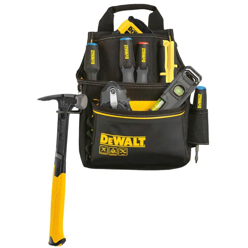 Професійна сумка для інструментів з ременем та скобою для молотка DeWALT DWST40101-1 — Photo 2
