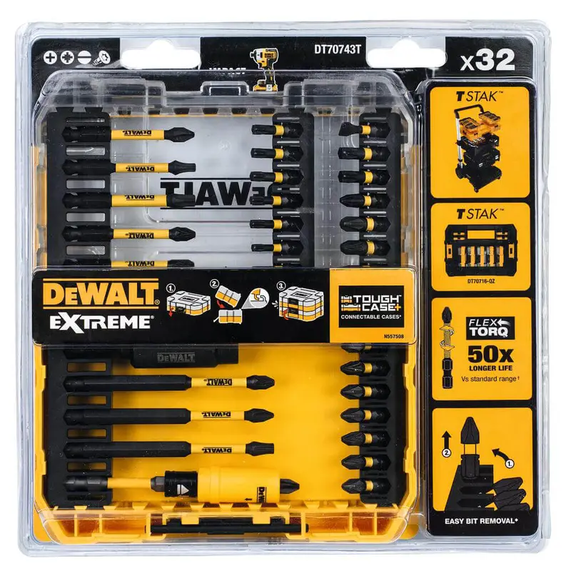 Набір біт і насадок DeWALT DT70743T — Photo 2