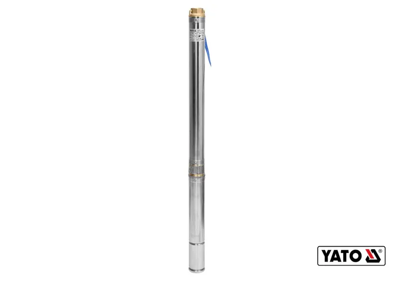 Насос для води глибинний YATO: 550Вт, 6000л/год, макс.висота- 50м, макс.глибина- 80м, кабель-20м [1]
