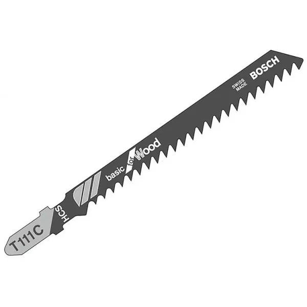 5 Лобзикових ПИЛОК T 111 С Basic for Wood, HCS