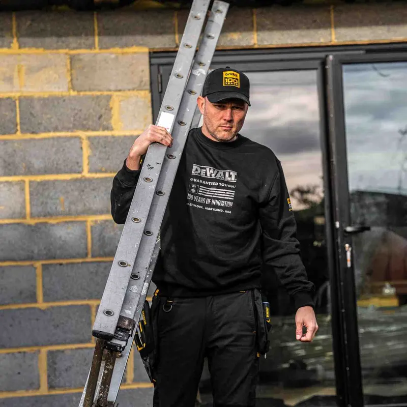 Світшот 100 YEAR LOGO SWEATSHIRT DeWALT DWC237-001-XXL — Photo 6