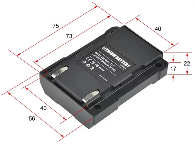 Акумулятор до YT-30419 YATO Li-Ion 3.7 V, ємність- 4 АГод [100]