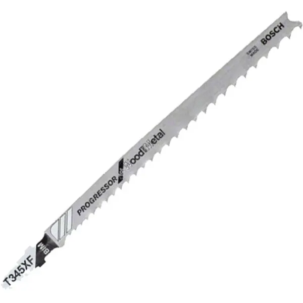 PRO 100 Лобзикових ПИЛОК T 345 XF Progressor for Wood and Metal, BIM, 132 мм