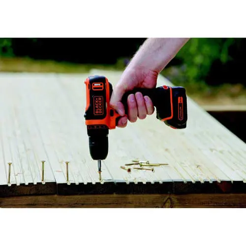 Дриль-шурупокрут акумуляторний BLACK+DECKER BDCDD12 — Photo 3