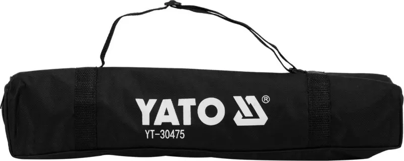 Штатив тринога YATO телескоп (3 секціі) . кріплення 5/8", з штангою 30 cм. H= 46-120 cм. алюмінієвий — Photo 2