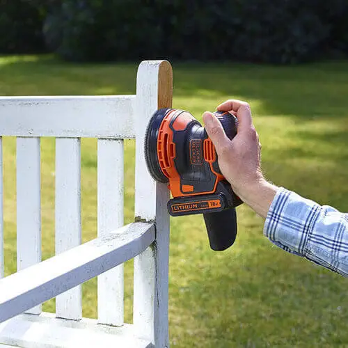 Шліфмашина ексцентрикова акумуляторна BLACK+DECKER BDCROS18 — Photo 4