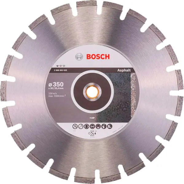 Алмазний диск Standart for Asphalt350-20 / 25,4