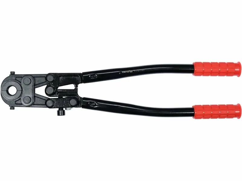 Прес-кліщі для труб PEX-AL.-PEX і PERT YATO; l= 42 см, розвід губ- 25 мм. з насадк U-тип 16/20/26 мм — Photo 3