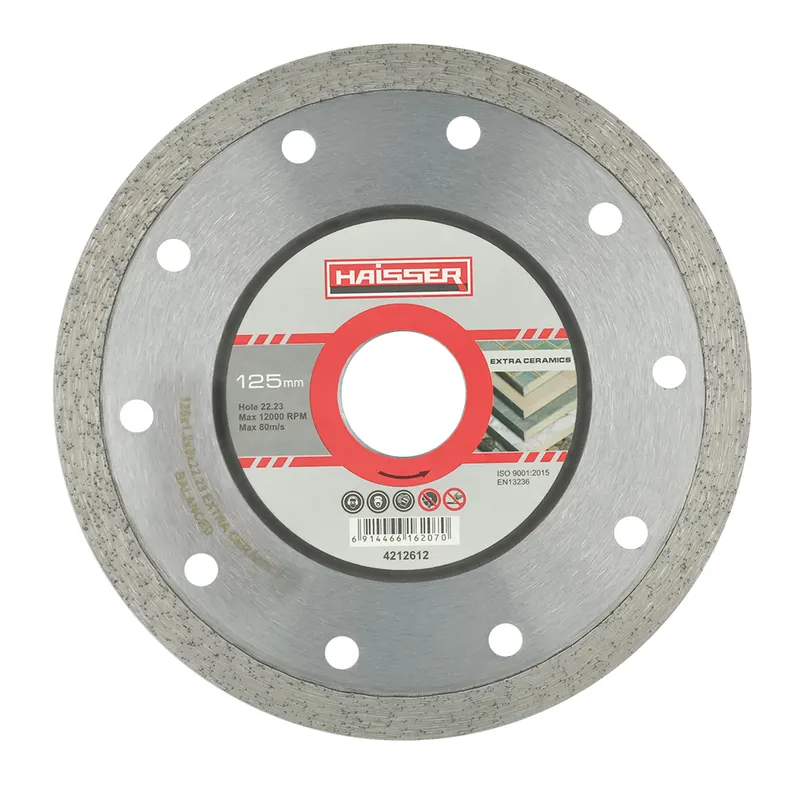 Диск алмазний EXTRA CERAMICS 125x1,2x22,23 (HAISSER) 4212612